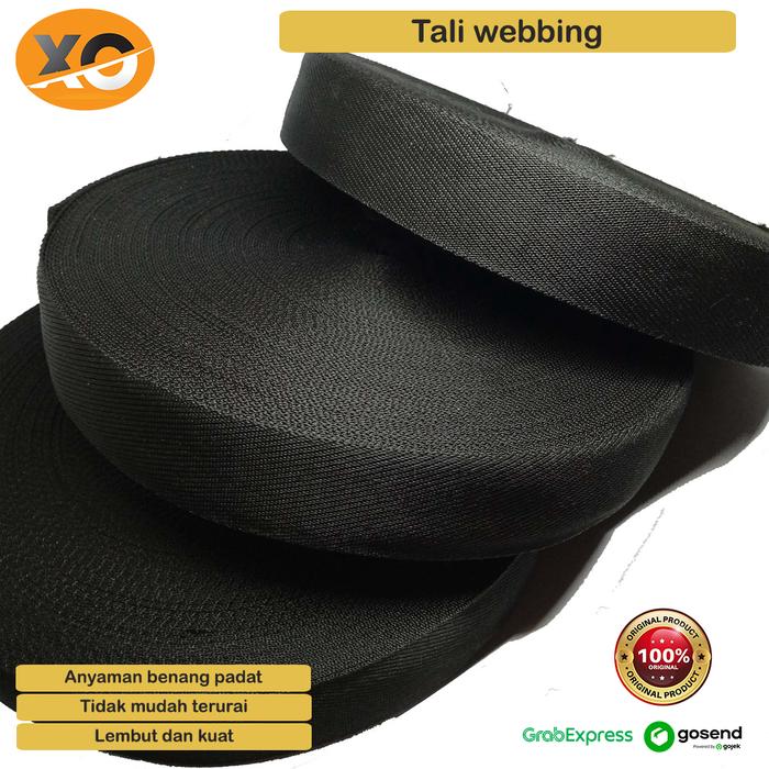 Tali Webbing Strap Tas Tali Webbing Bisban 2cm 2,5cm 3,8cm