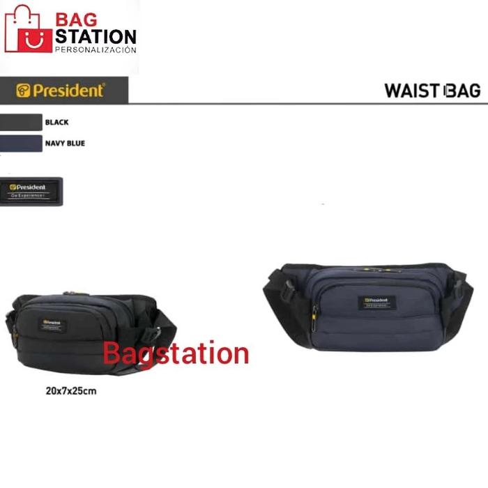 TAS PINGGANG PRESIDENT ORIGINAL WAIST BAG PRESIDENT TAS TRAVEL PRESIDENT BUM BAG PRESIDENT TAS PRIA
