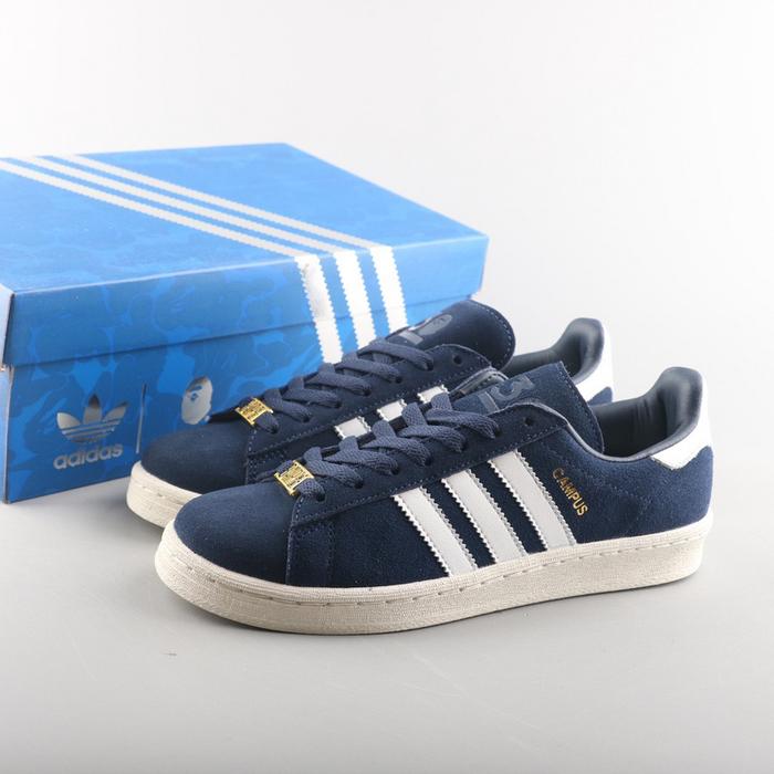 AD Campus 80s Bape Collegiate Navy ID4770 (Size 36-45)
