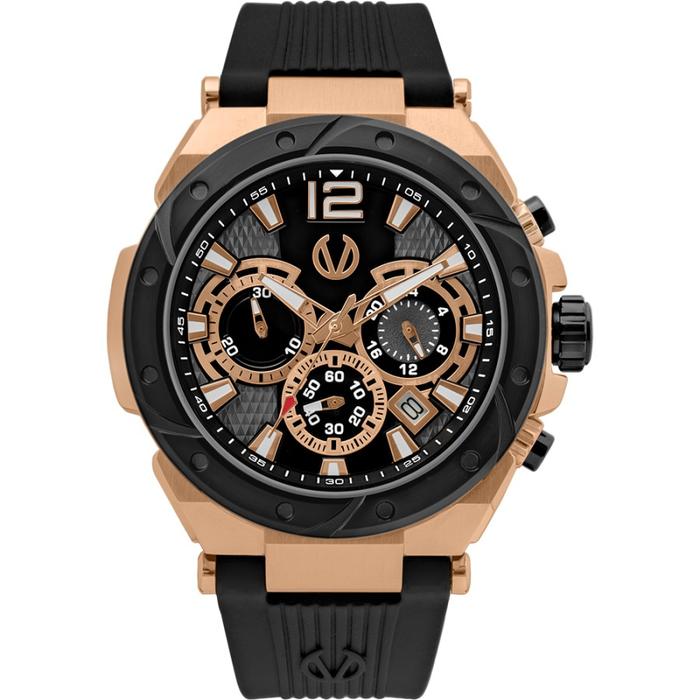 Jam Tangan Pria Christ Verra CV 53604G-38 BLK Original