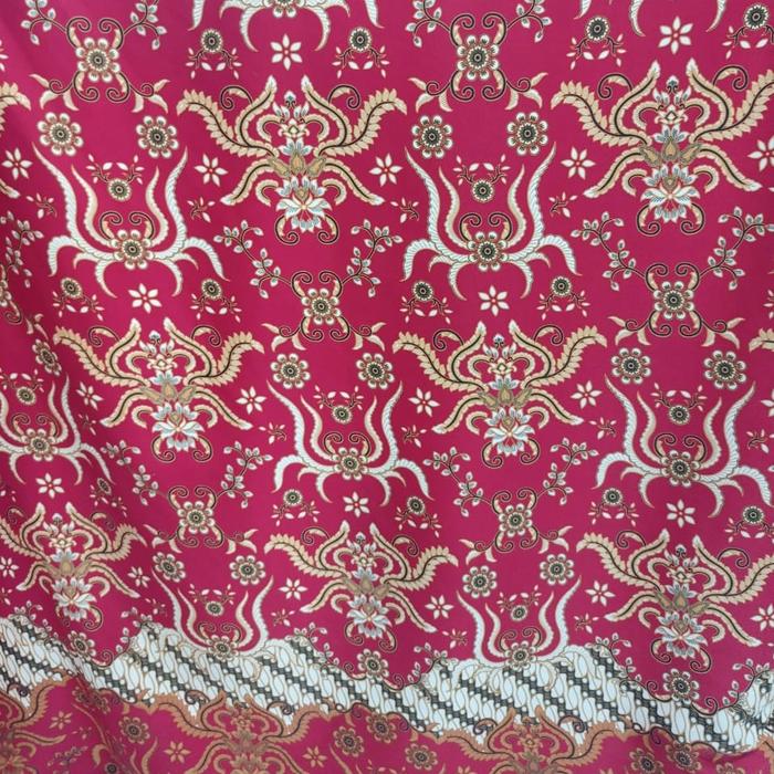 kain batik sutra halus motif mewah