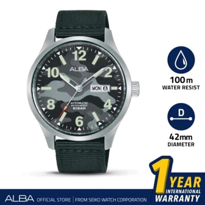 Alba AL4273#AL4273#AL4273X1#Jam tangan pria otomatis Alba AL4273X1