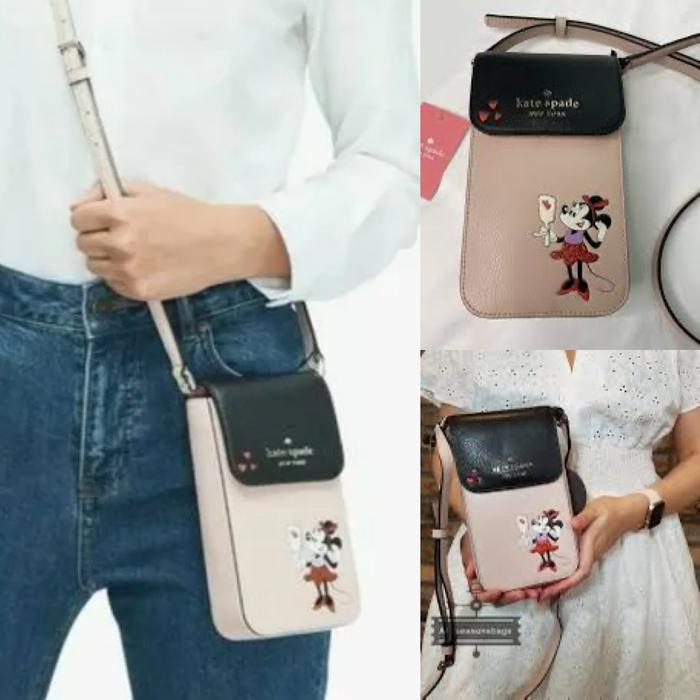 New With Tag KS Phone Bag Disney Minnie Authentic