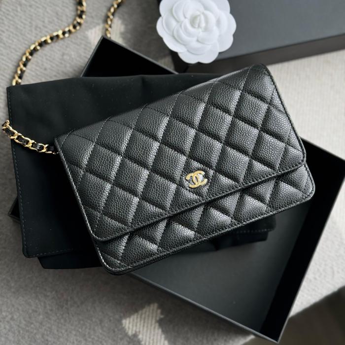 BNIB Chanel Woc Classic Caviar
