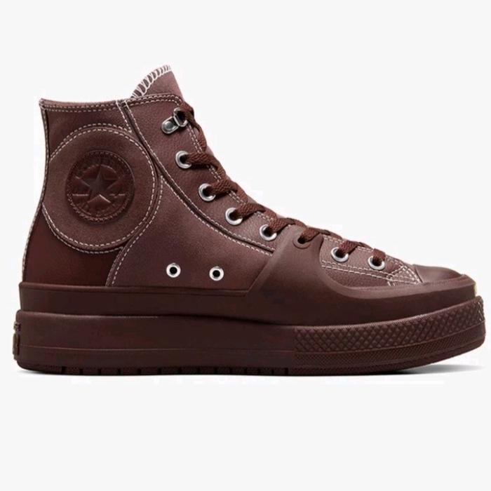 CONVERSE CT AS CONSTRUCT HI LEATHER MONOBROWN