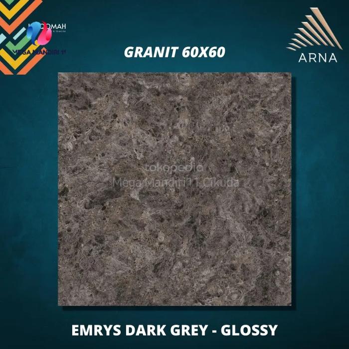 Granit 60x60 Polished ARNA Emrys Dark Grey LOKAL