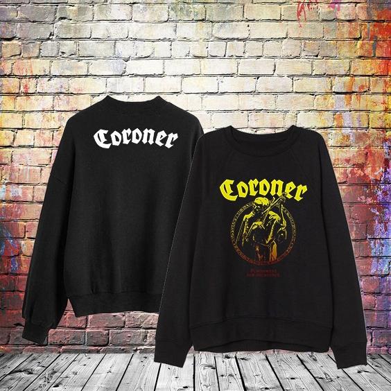 Sweater Crewneck Band Punk | Rock | Metal | Rap | Pop | Coroner