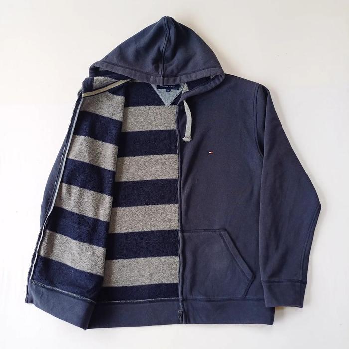 ZIP HOODIE TOMMY HILFIGER, SIZE XL (SECOND BRANDED) DONGKER, HD0061