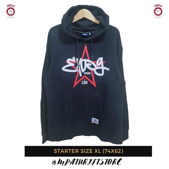 Hoodie Starter Size XL Black Second Branded