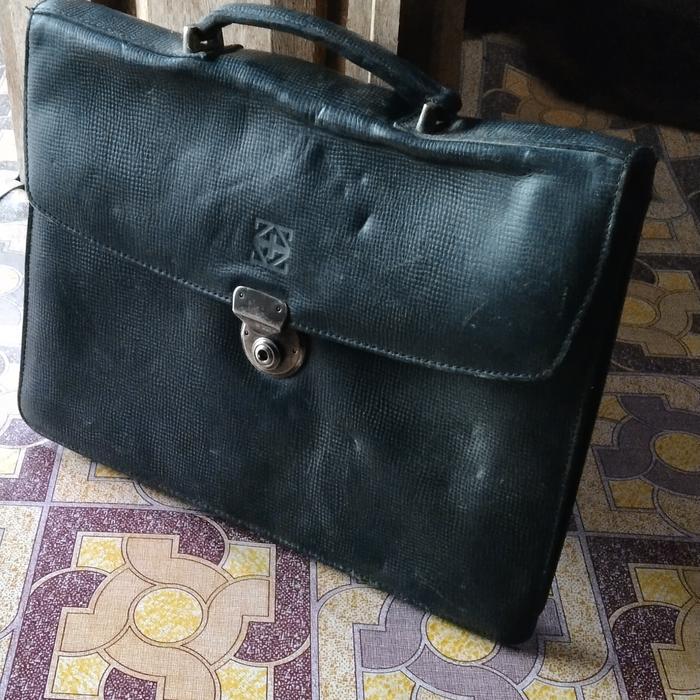 Tas Jadul antik kuno kulit original.