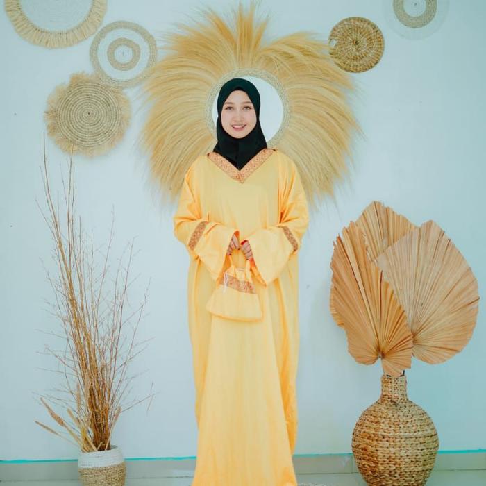 mukena abaya sholat travelling parasut BATIK