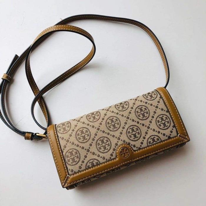 Tory burch T Monogram Wallet Crossbody
