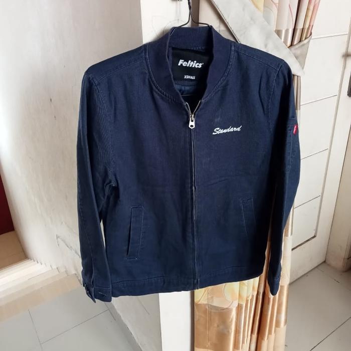 jaket feltics standart size S original cowok cewek