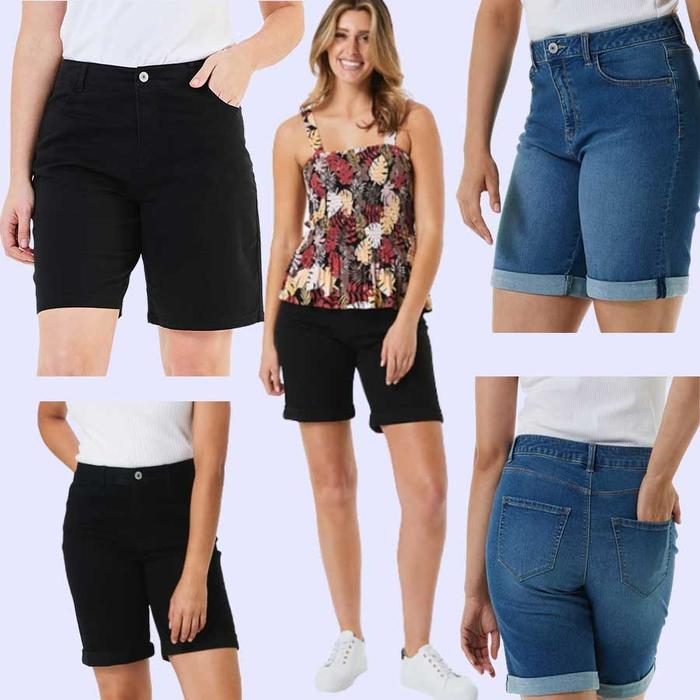 ANKO09 BERMUDA DENIM SHORTS