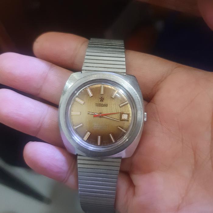 jam tangan titoni airmaster rotomatic swiss made original vintage
