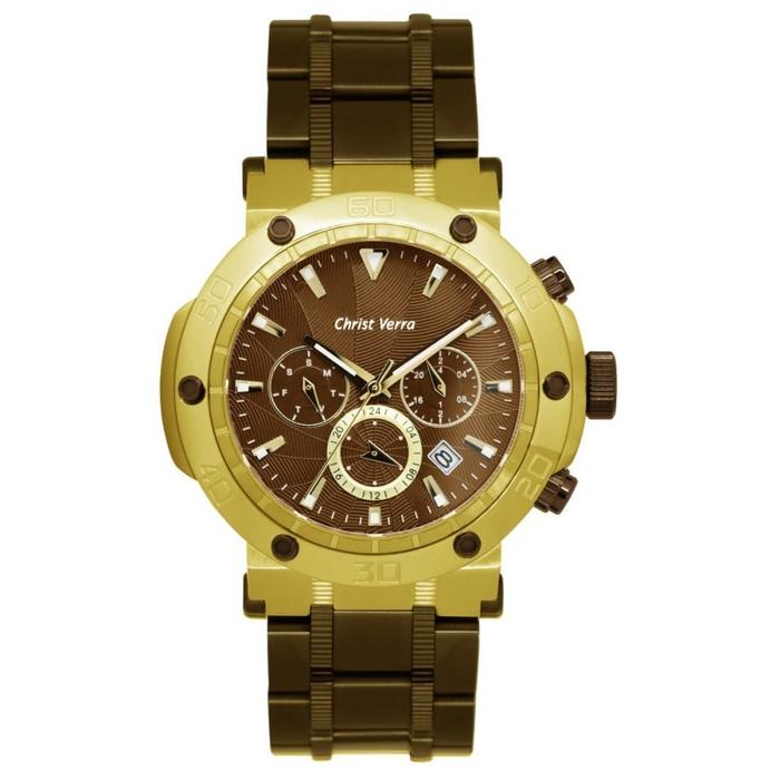Jam Tangan CHRIST VERRA Wanita Original CV 52283LD-19 BRN