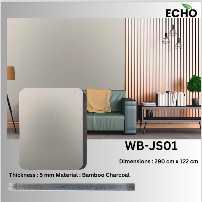 ECHO WALLBOARD CHARCOAL 5mm MOTIP GLOSY/WALLBOARD PVC MOTIP MIRROR