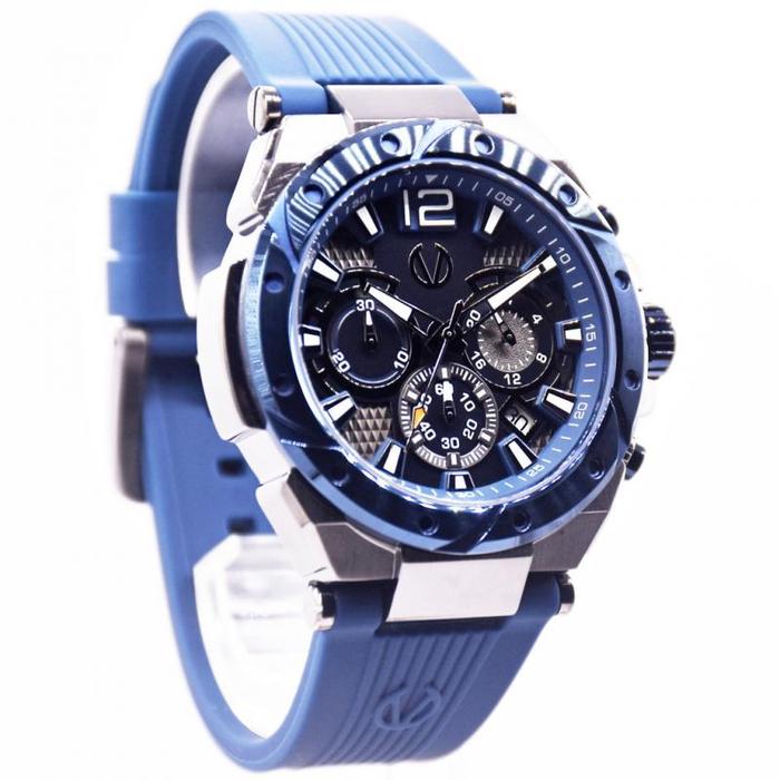 Jam Tangan Pria Christ Verra CV 53604G-3C GUN/BLU Original & Garansi