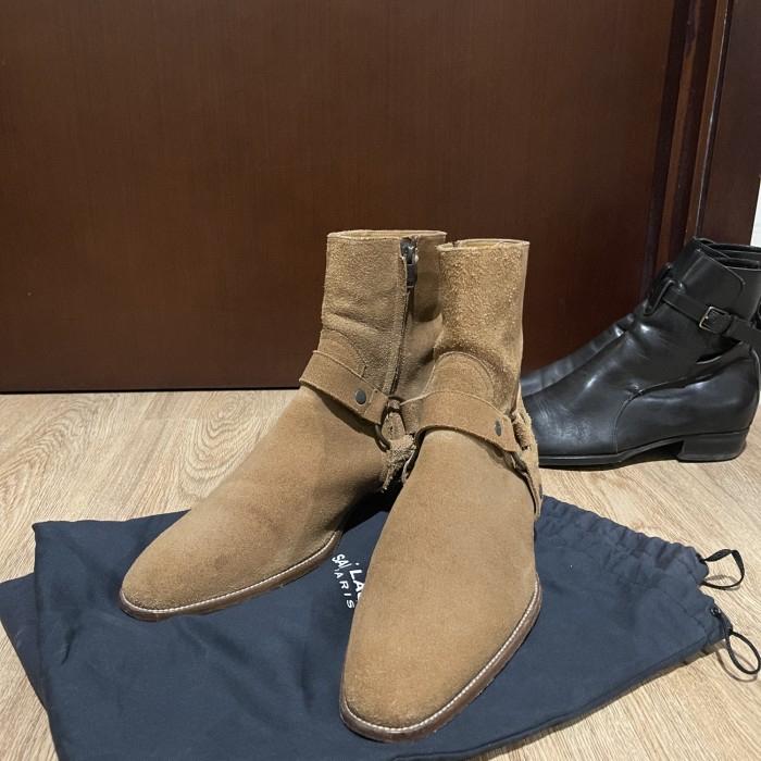 Saint Laurent Wyatt Harness Boots size 42 not redwing, paraboots
