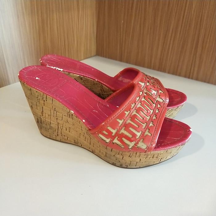 wedges sandal TO- RY BURCH Second branded premium quality 37-38