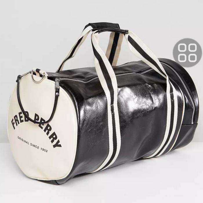 fred perry barrel bag