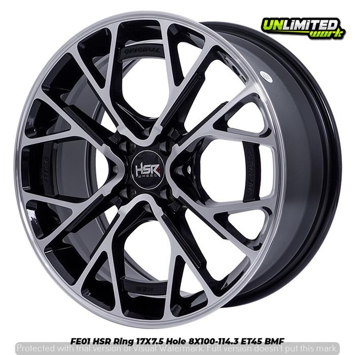 Velg Mobil Wuling Alvez R17 Promo HSR FE01 Original Ring 17 - Murah