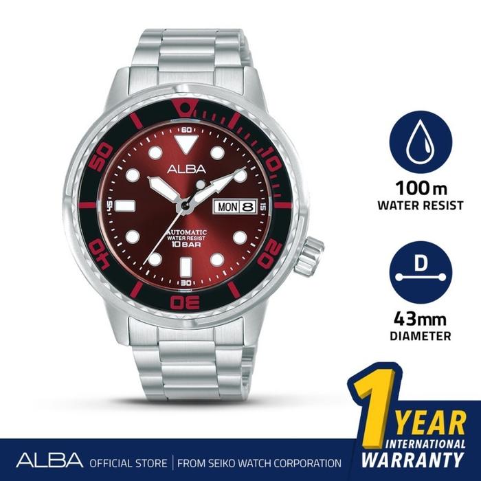 Alba Al4265#AL4265#AL4265X1#Jam tangan pria otomatis  Alba AL4265X1