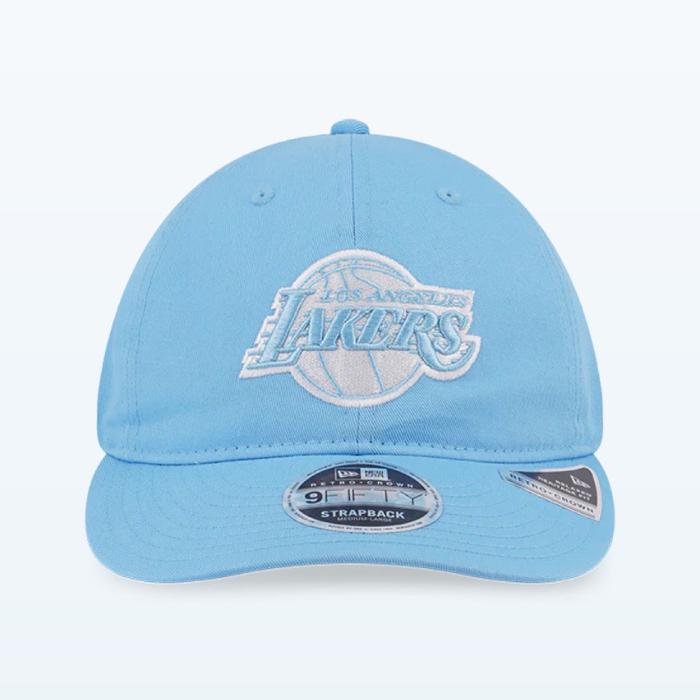 TOPI NEW ERA LA LAKERS Angel August Blue RC9Fifty PCV ORIGINAL 100%