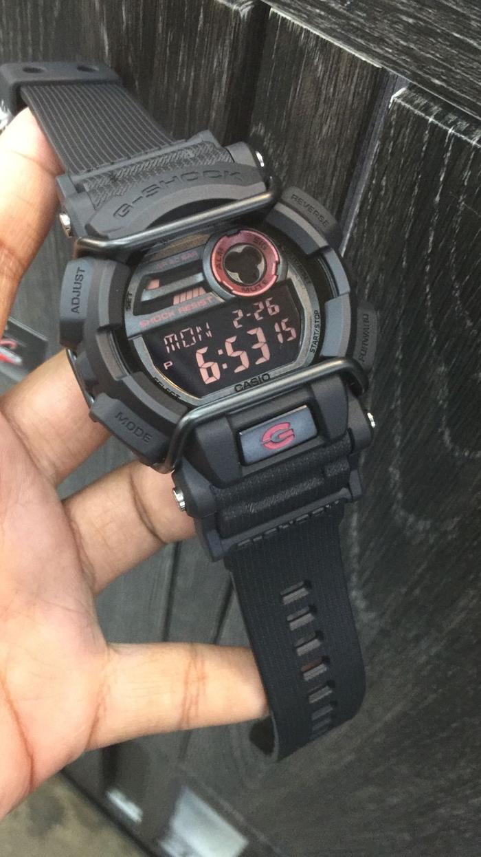 JAM TANGAN PRIA CASIO G-SHOCK ORIGINAL DIGITAL HITAM CLOTH GD-400GB-1B2 CASIO G SHOCK GD 400GB 1B2 C