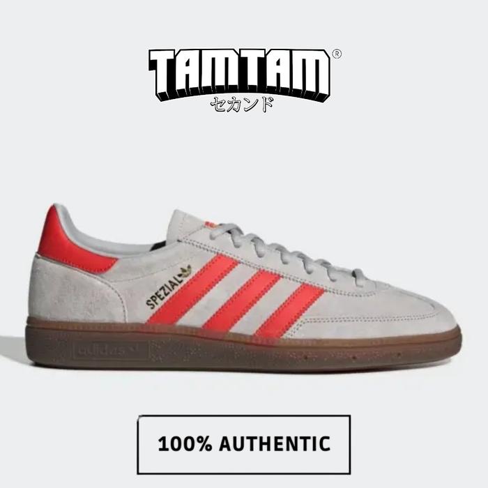 Adidas Handball Spezial Grey Red Gold 100% Original