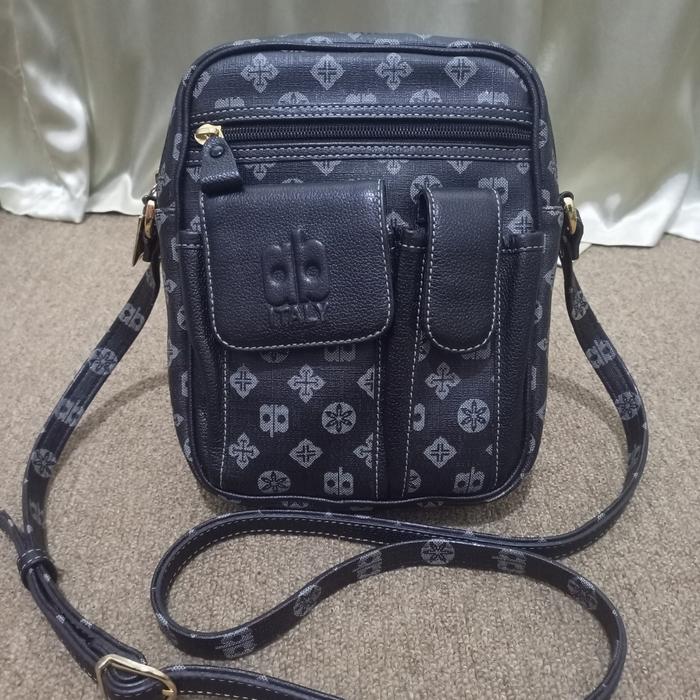 Tas sling pria Arnaldo Bassini Italy