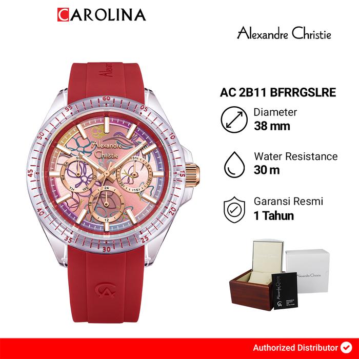 Jam Tangan Wanita Alexandre Christie Multifunction AC 2B11 BFRRGSLRE