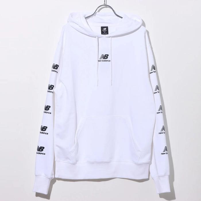 [Small Defect] NB White Pullover Hoodie Jumbo Size 100% Original