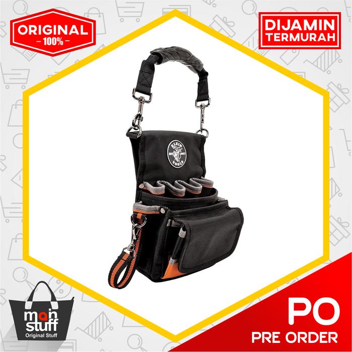 Klein Tools tas perkakas 5240 Tool Pouch, Tradesman Pro