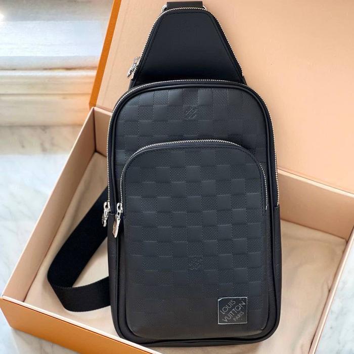 Louis Vuitton LV Avenue Slingbag Bumbag NM Damier Infini Leather Black