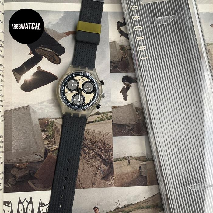 " Fumo Di Londra" SCK105 SWATCH Vintage Chronograph