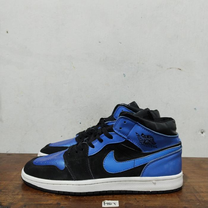 sepatu second branded nike aj high retro og royal blue size 43