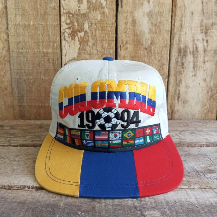 topi vintage second, - WORLD CUP 1994 COLUMBIA TEAM FOOTBALL -
