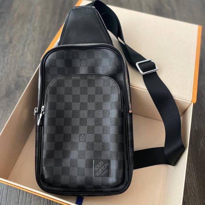 Louis Vuitton LV Avenue Slingbag Bumbag NM Damier Graphite