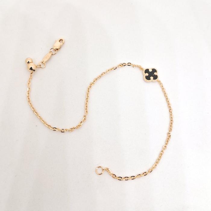 Gelang rantai emas asli 8k-375 perhiasan terbaru18
