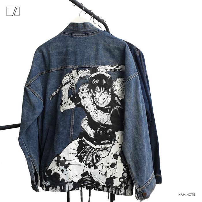 Toji - Denim Jacket Custom Anime/Manga - Jujutsu Kaisen - SSST ID