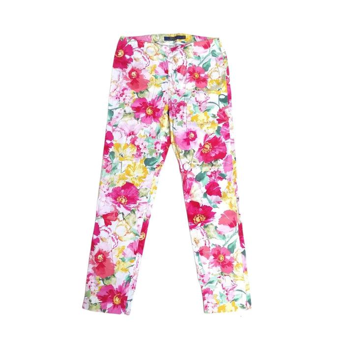 Polo Ralph Lauren Print Skinny in Pink Floral Pants