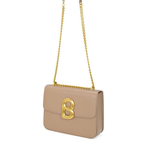 Tas Wanita BUTTONSCARVES Audrey Chain Leather Bag Medium - Ecru
