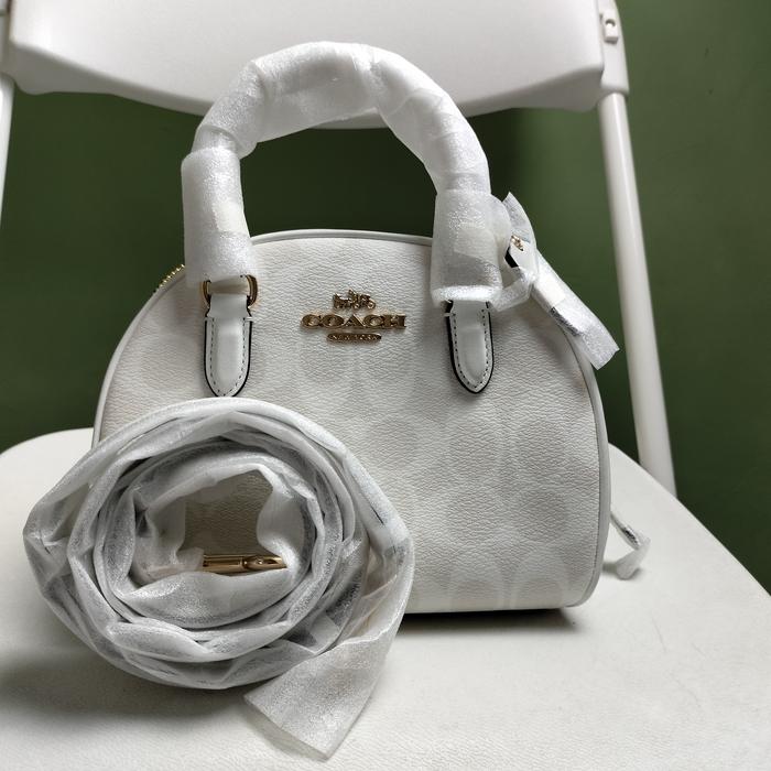 Tas Wanita CA591 SIGNATURE SYDNEY SATCHEL Chalk