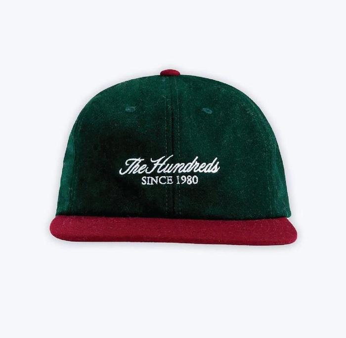 [HEADWEAR] The Hundreds - Rich Wool Strapback Dark Green