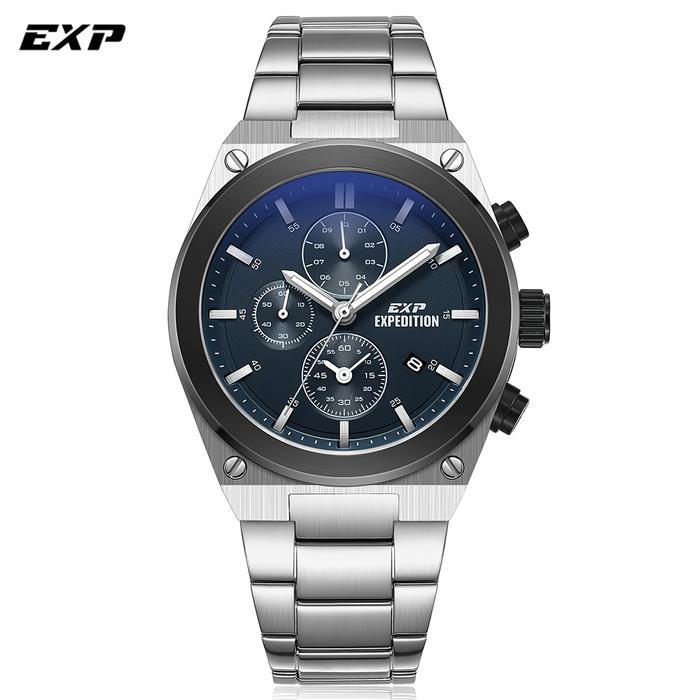 Expedition EXP 6850 MCBTBBU - Jam Tangan Analog Pria - Silver Blue