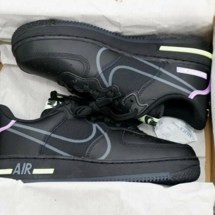 nike air force 1 react black