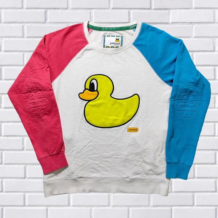 CREWNECK PANCOAT DUCK THREETONES, SZ L (SECOND BRANDED) CN0079