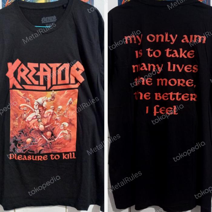 Tshirt Official Kreator - Pleasure To Kill