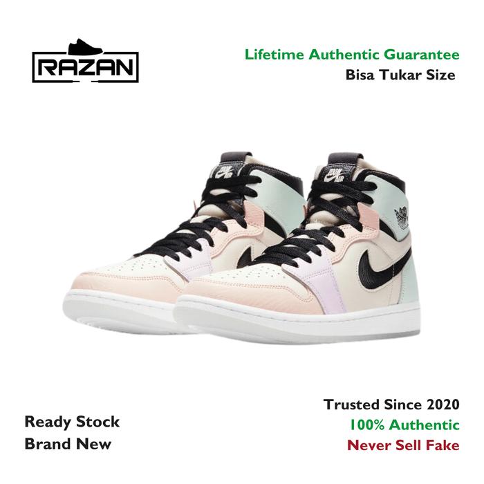 Air Jordan 1 High Zoom Comfort Easter (W) 100% Authentic